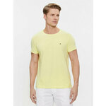 Tommy Hilfiger Majica Stretch Slim Fit Tee MW0MW10800 Rumena Slim Fit