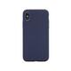 Chameleon Apple iPhone X/XS - Silikonski ovitek (liquid silicone) - Soft - Midnight Blue