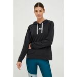 Under Armour Pulover Rival Terry Hoodie-BLK S