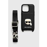 Karl Lagerfeld iphone 13 pro / 13 6,1" hardcase saffiano metal karl head