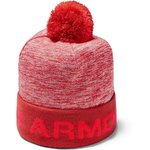 Boy's Gametime Pom Beanie-RDEČA