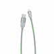 DUDAO L9X Flowing Light kabel USB / Micro USB 5A 1m, siva