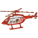 Woodcraft Lesena 3D sestavljanka Transportni helikopter