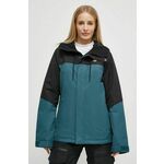 Smučarska jakna Volcom zelena barva - zelena. Smučarska jakna iz kolekcije Volcom. Model izdelan materiala, ki ščiti pred mrazom, vetrom in snegom.
