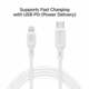 Spigen Lightning C10CL kabel USB-C, 1 m, bel