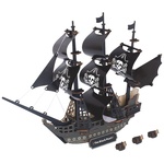 Lesena 3D sestavljanka Woodcraft Piratska ladja Black Pearl