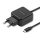 slomart qoltec omrežni polnilec micro usb, 5 V, 2,4 A, 12 W, črn