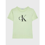 Calvin Klein Jeans Majica Monogram Logo IU0IU00267 Zelena Regular Fit