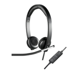 Logitech H650e gaming slušalke, USB/brezžične, modra/črna, 45dB/mW/90dB/mW, mikrofon