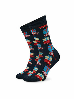 Happy Socks Otroške visoke nogavice KHDS01-6500 Mornarsko modra