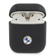 Bmw BMA2SSLNA AirPods ovitek moder/navy Geniune Leather Silver Logo