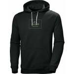 Helly Hansen Men's F2F Organic Cotton Hoodie Ebony Melange M Pulover na prostem