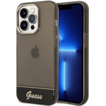 Etui za telefon Guess Iphone 14 Pro Max 6,7" črna barva - črna. Etui za telefon iz kolekcije Guess. Model izdelan iz plastike.