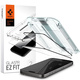 slomart spigen glas.tr "ez fit" fc 2-pack kaljeno steklo za iphone 15 pro max black