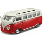 Bburago 1:32 Volkswagen Van Samba rdeče-bela