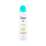 Dove Go Fresh Pear &amp; Aloe Vera antiperspirant deodorant v spreju 150 ml za ženske