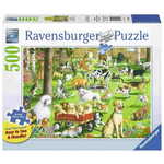 Ravensburger sestavljanka, psi v parku, 500/1