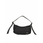 Calvin Klein Torbica za okrog pasu Wide Strap Nylon Shoulder Bag Sm K60K611056 Črna