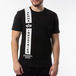 Bombažna kratka majica Alpha Industries Defense T črna barva - črna. Kratka majica iz kolekcije Alpha Industries. Model izdelan iz pletenine s potiskom.