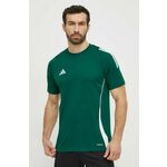 Adidas Majice obutev za trening zelena S Tiro 24 Jersey