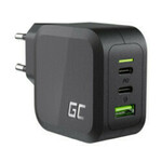 Green Cell omrežni polnilnik green cell gc powergan 65 W (2x usb-c power delivery, 1x usb-a quick charge 3.0 kompatibilen)