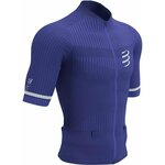 Compressport Trail Postural SS Top M Dazzling Blue/White L Tekaška majica s kratkim rokavom