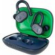 slomart slušalk skullcandy push active true wirelessdark blue / green