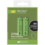 GP ReCyko polnilni bateriji, 2700 mAh, HR6, AA, 2 kos