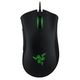 Razer DeathAdder Essential gaming miška, optični, brezžičen/žičen, 6400 dpi, 1000 Hz, beli/zeleni/črni