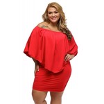 Plus size obleka 26464