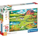 Clementoni Puzzle Živalska kmetija 30 kosov