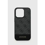 Guess GUHCP14LG4GLGR ovitek za iPhone 14 Pro, siv