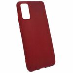 WEBHIDDENBRAND ovitek za Samsung Galaxy A02s A025, silikonski, mat bordo rdeč