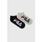 Fila nogavice (2 pack) - mornarsko modra. Nogavice iz zbirke Fila. Model iz gladkega materiala.