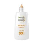 Garnier Zaščitni fluid proti temnim madežem z vitaminom C SPF 50+ Ambre Solaire (Super UV Fluid) 40 ml