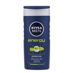 Nivea Men Energy gel za prhanje za telo, obraz in lase 250 ml za moške