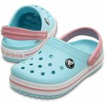 Crocs otroški natikači - turkizna. Otroški natikači iz kolekcije Crocs. Model izdelan iz sintetičnega materiala.