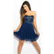 Amiatex Ženska obleka 72982, temno modra, 12
