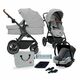 KINDERKRAFT Voziček kombiniran B-tour Lite 3 v 1 Light Grey