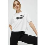 Puma Majice bela M Ess Cropped Logo