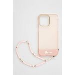 Etui za telefon Guess Iphone 14 Pro Max 6,7" roza barva - roza. Etui za IPhone iz kolekcije Guess. Model izdelan iz plastike.