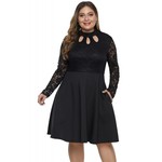 Plus size obleka 37055