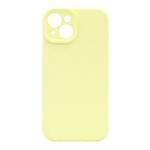 Silikonski ovitek (liquid silicone) za Apple iPhone 14, N-Soft, rumena