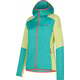 La Sportiva Existence Hoody W Lagoon/Green Banana L Pulover na prostem