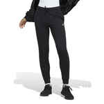 adidas Spodnji del trenirke Essentials Linear French Terry Cuffed Joggers IC6868 Črna Slim Fit