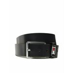 Tommy Jeans Moški pas Tjm Scanton Belt AM0AM10626 Črna