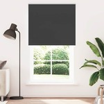 vidaXL Roleta Blackout Black 130x230 cm Širina tkanine 126,6 cm