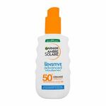 Garnier Ambre Solaire Sensitive Advanced Hypoallergenic Spray SPF50+ sprej za zaščito pred soncem za telo 150 ml