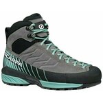 Scarpa Mescalito Mid GTX Midgray/Aqua 40 Ženski pohodni čevlji