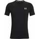 Under Armour Men's HeatGear Armour Fitted Short Sleeve Black/White XS Tekaška majica s kratkim rokavom